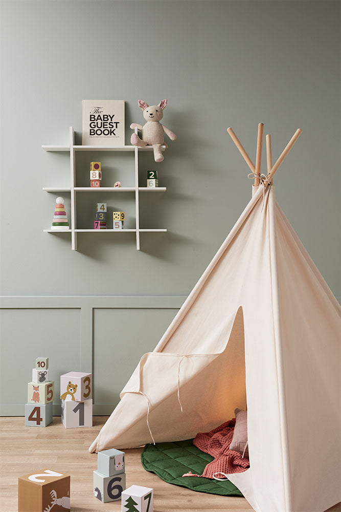 KIDS CONCEPT. Πυραμίδα ταξινόμησης 10 κύβων με αρίθμηση
