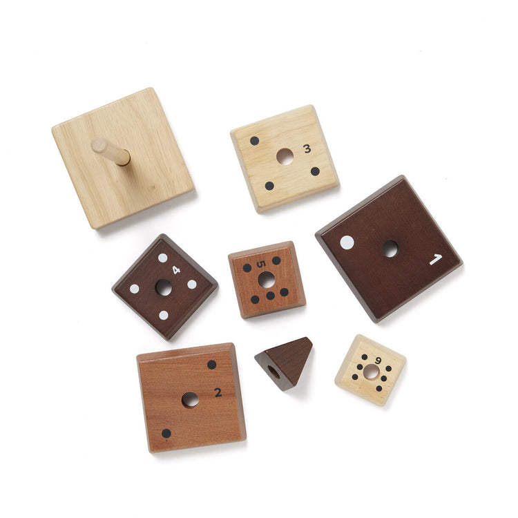 KIDS CONCEPT. Stacking pyramid natural NEO