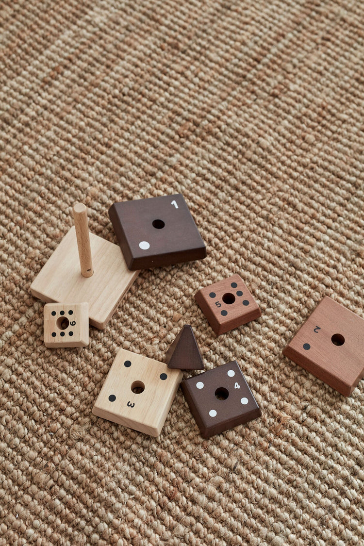 KIDS CONCEPT. Stacking pyramid natural NEO