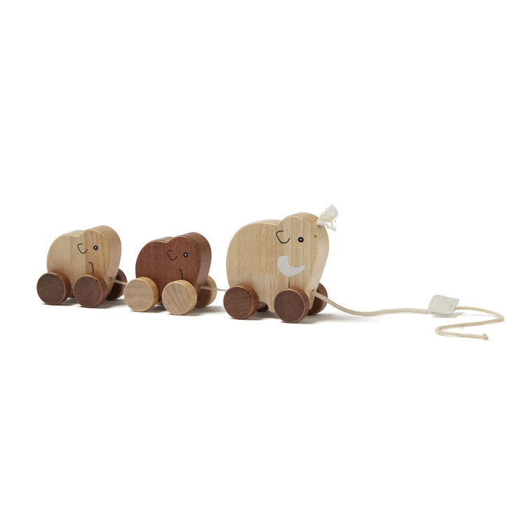 KIDS CONCEPT. Mammoth family pull toy natural NEO