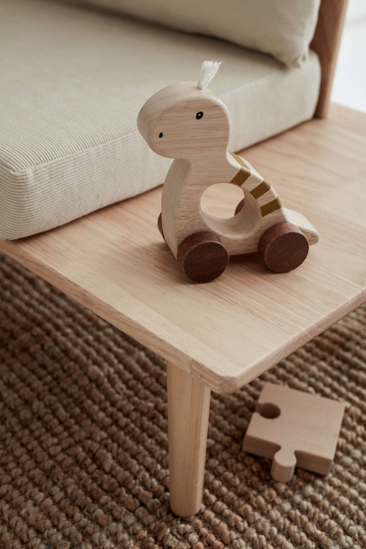 KIDS CONCEPT. Ξύλινη τρεχαλίτσα Δεινόσαυρος (φυσικό)
