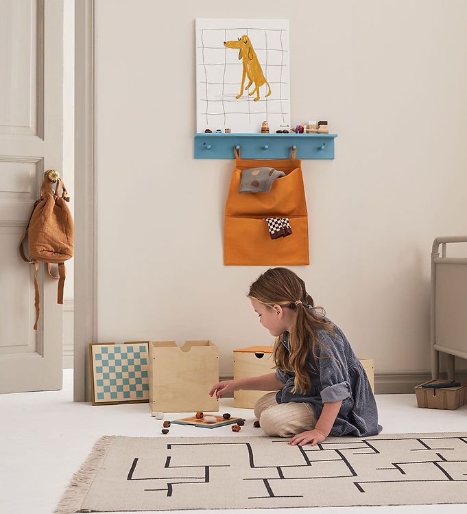 KIDS CONCEPT. Χαλί Geometric 130x90 (γκρι)