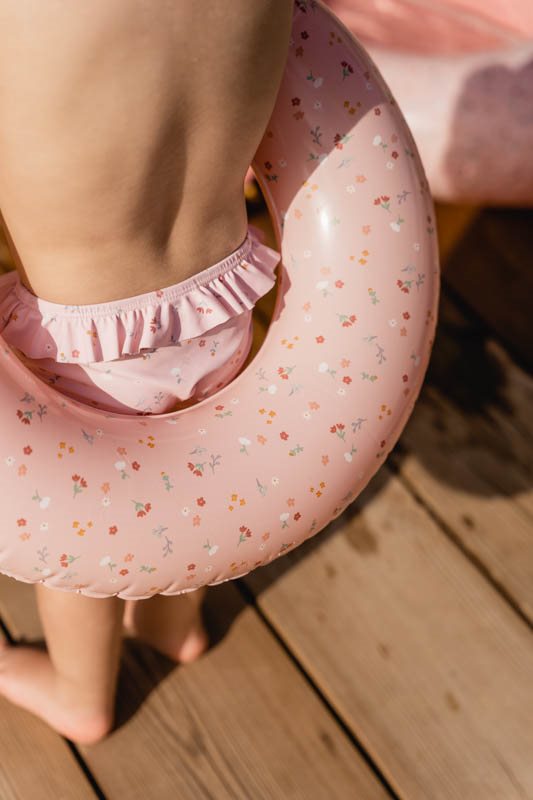 LITTLE DUTCH. Swim pants ruffles Litte Pink Flowers