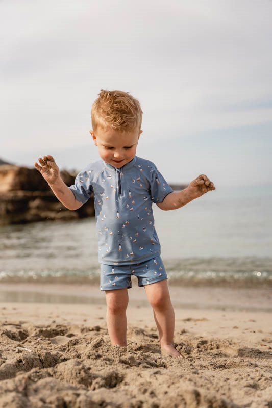 LITTLE DUTCH. Παιδικό μαγιό για αγόρια Sailors Bay Dark Blue