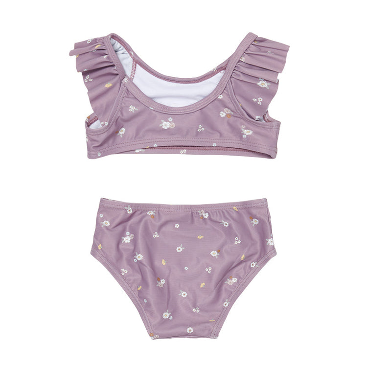 LITTLE DUTCH. Παιδικό σετ μπικίνι με βολάν Mauve Blossom