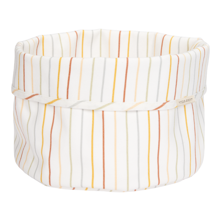 LITTLE DUTCH. Storage basket Vintage Sunny Stripes - Round
