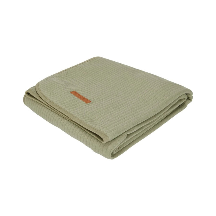 LITTLE DUTCH. Cot summer blanket Pure Olive