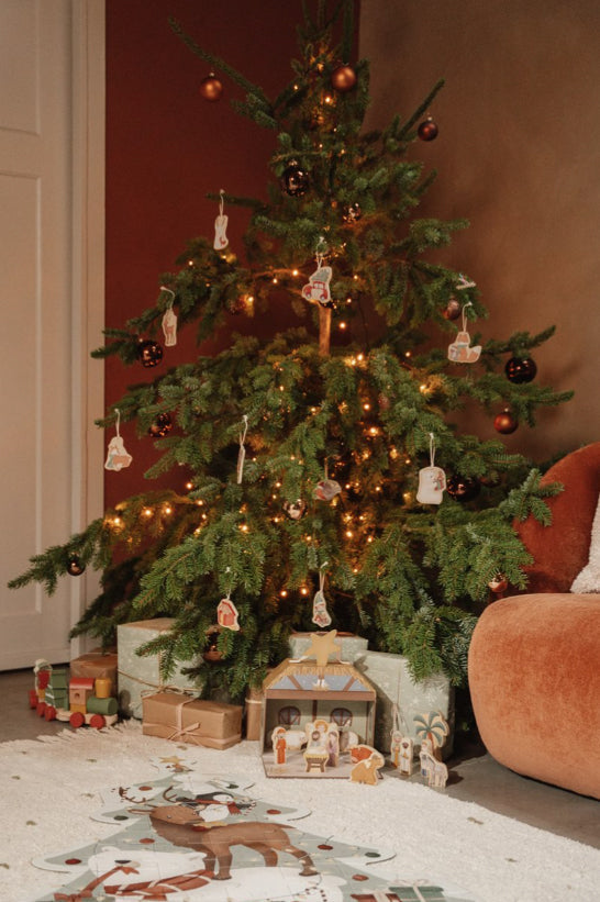 LITTLE DUTCH. Wooden Christmas Ornaments