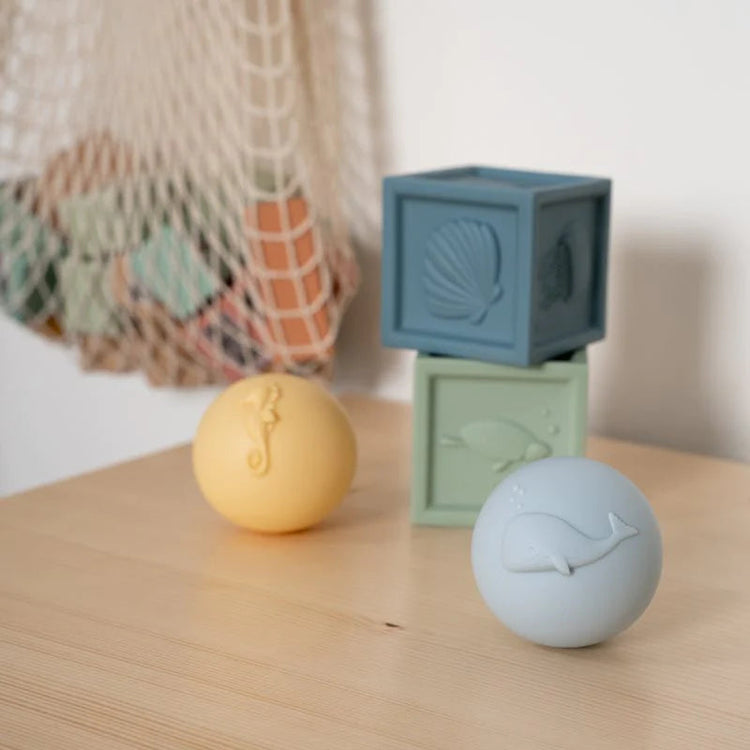 LITTLE DUTCH. Ocean Cubes & Ball set