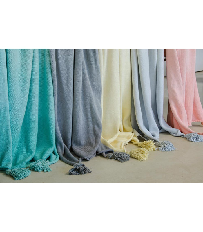 Lorena Canals. Κουβέρτα βρεφική Ombre Blue-Grey 100Χ120