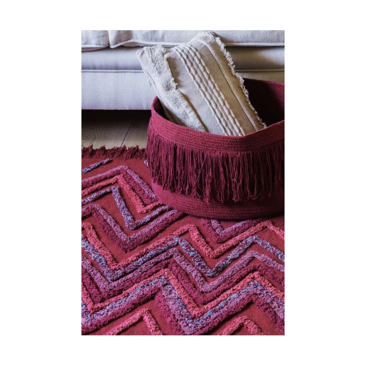Lorena Canals. Basket Fringes Savannah Red