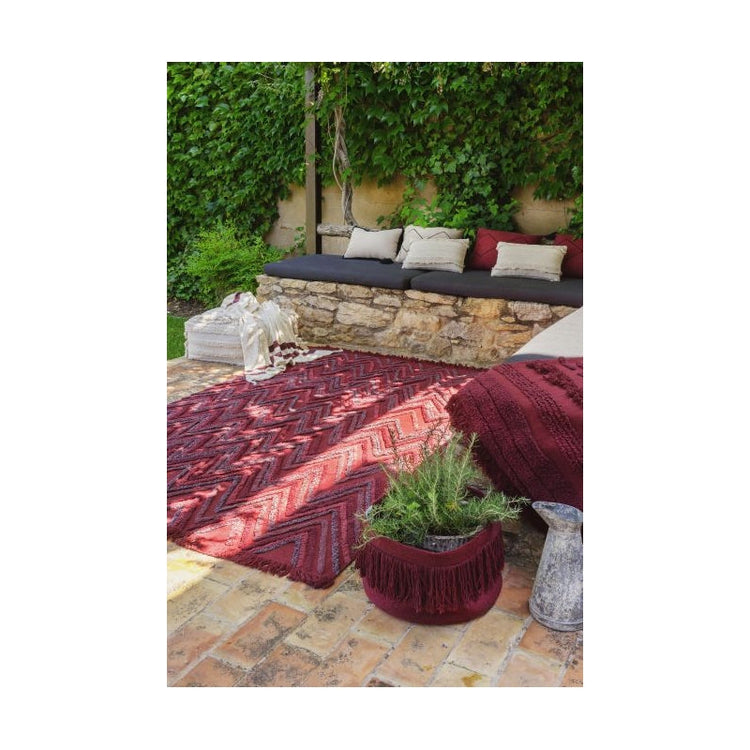 Lorena Canals. Basket Fringes Savannah Red