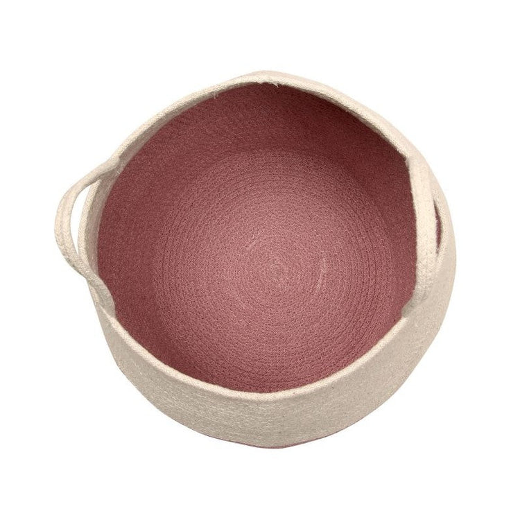 Lorena Canals. Basket Zoco Ash Rose-Natural 30Χ35