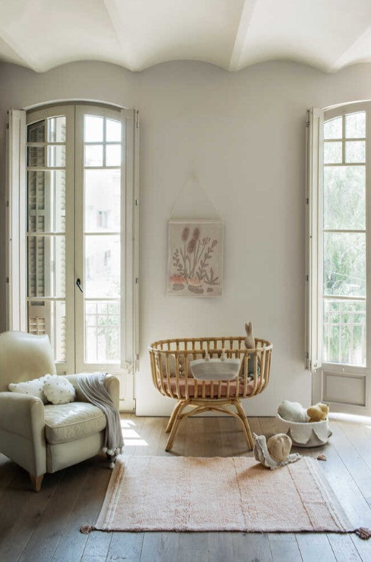 Lorena Canals. Washable Rug Bloom Rose 90x130cm