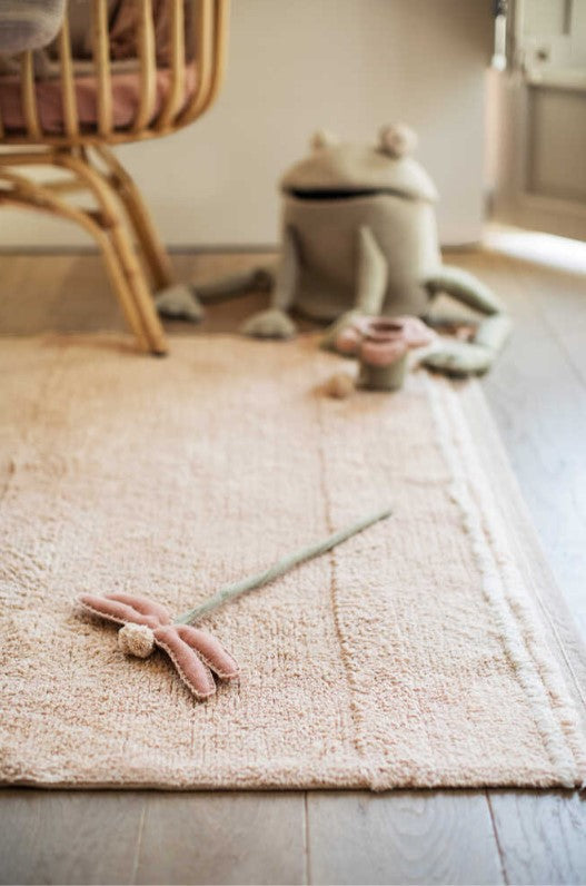 Lorena Canals. Washable Rug Bloom Rose 90x130cm