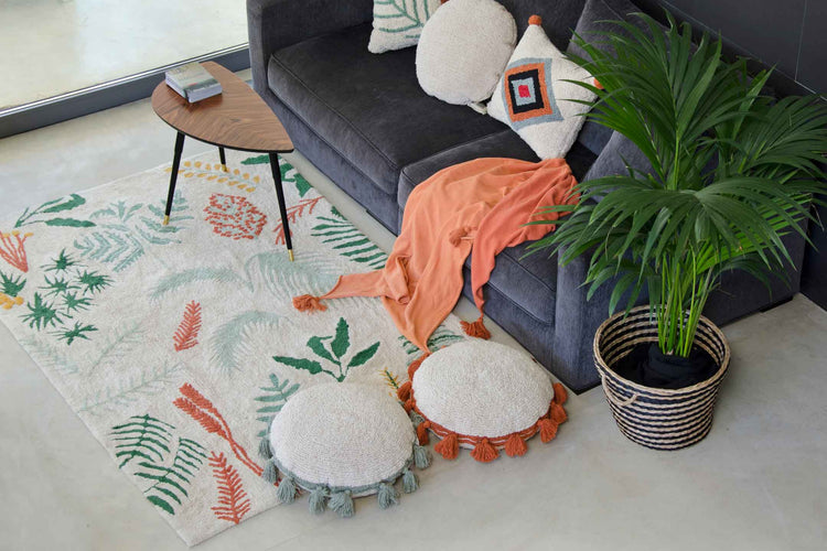 Lorena Canals. Washable Rug Plants Botanic. 140x200
