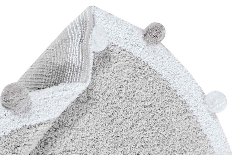 Lorena Canals. Washable Rug Bubbly Light Grey 120