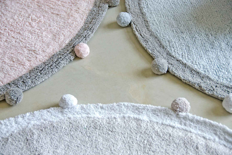 Lorena Canals. Washable Rug Bubbly Soft Pink - Grey 120