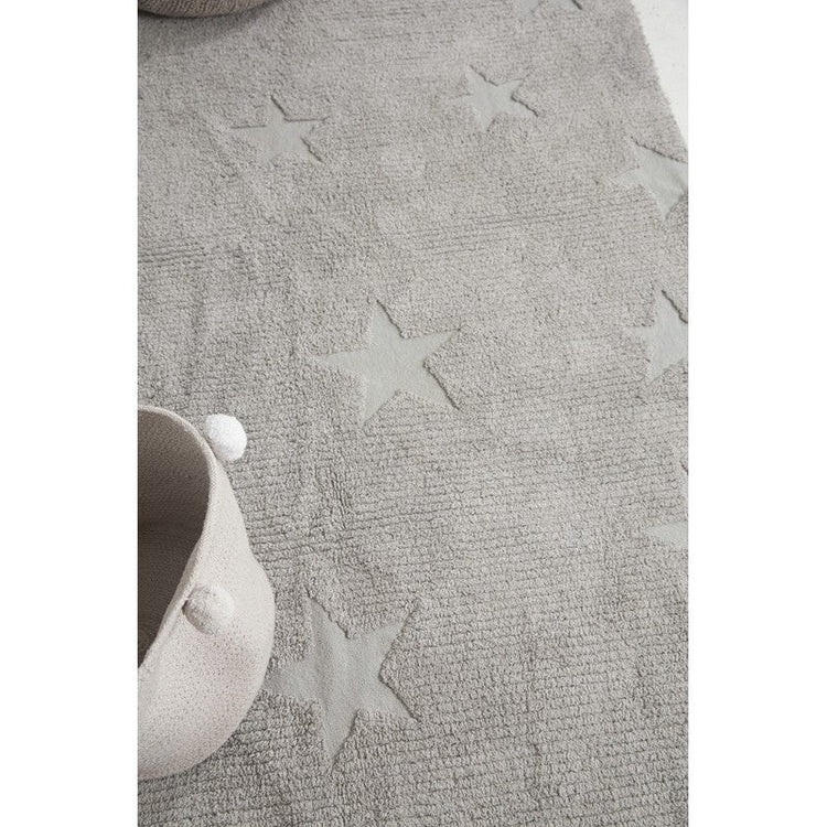 Lorena Canals. Washable Rug Hippy Stars Grey
