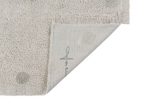 Lorena Canals. Washable Rug Hido Natural-Olive 120x160