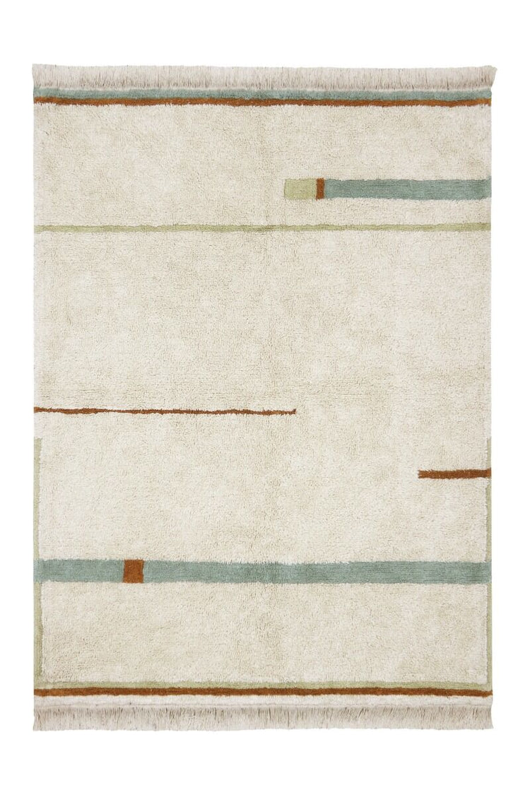 Lorena Canals. Washable Rug Lanes Vintage Blue M