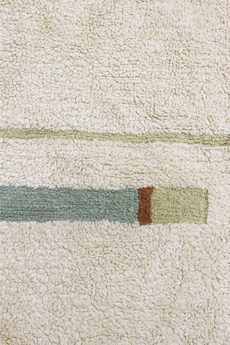 Lorena Canals. Washable Rug Lanes Vintage Blue M