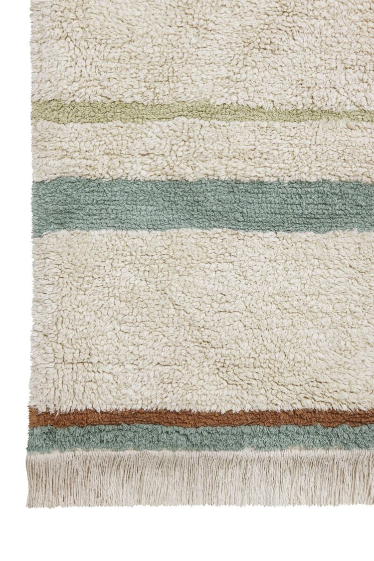 Lorena Canals. Χαλί δωματίου Lanes Vintage Blue 90 x 130 εκ.