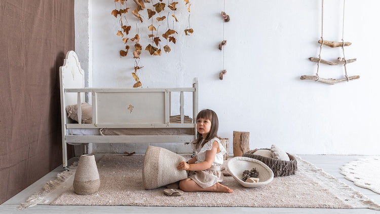 Lorena Canals. Washable Rug Woods Symphony Linen. 140 x 200 cm