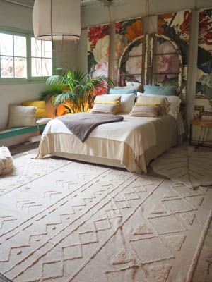 Lorena Canals. Washable Rug Tribu Natural 200x300
