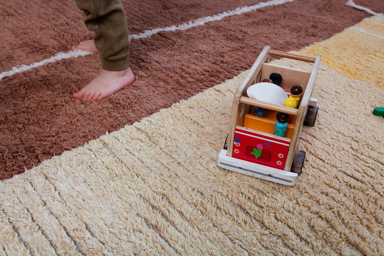 Lorena Canals. Reversible Washable Rug Twin Amber 120 x 160 cm