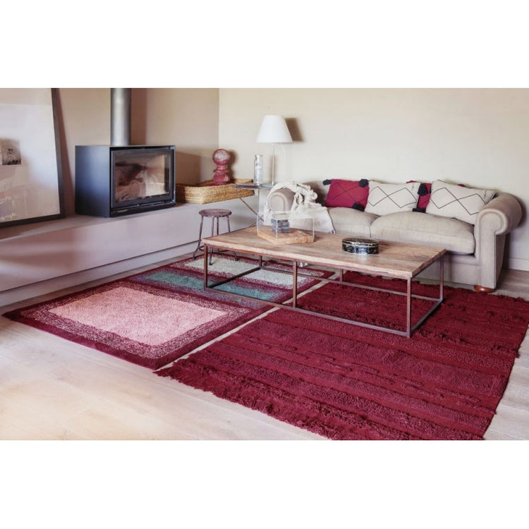 Lorena Canals. Washable Rug Water Savannah Red 140 x 200