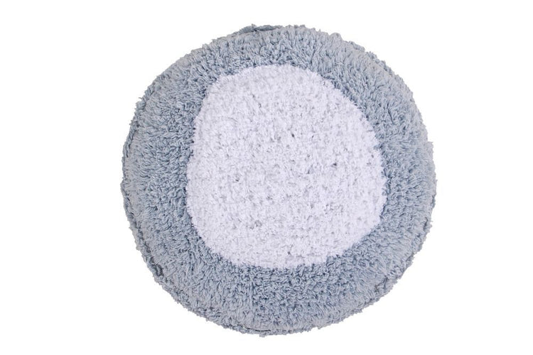 Lorena Canals. Pouf Marshmallow round Light Blue 27x18