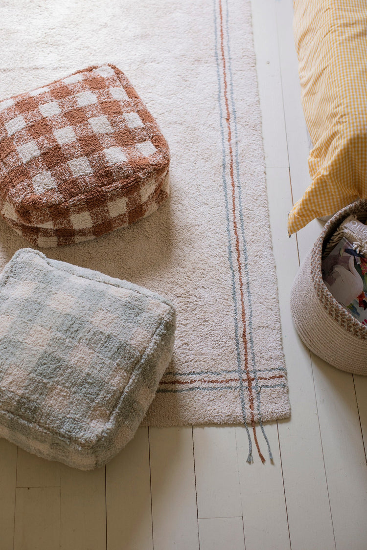 Lorena Canals. Pouf Vichy Toffee