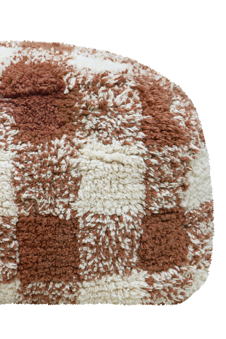 Lorena Canals. Pouf Vichy Toffee