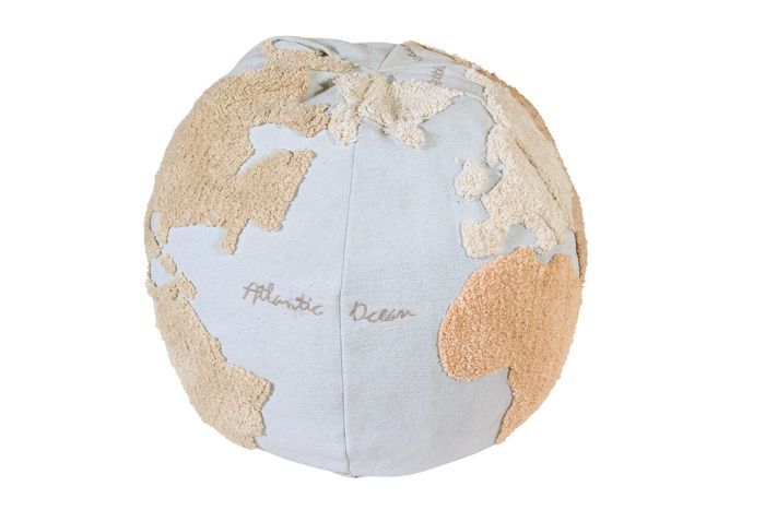 Lorena Canals. Pouf World Map 45Χ50