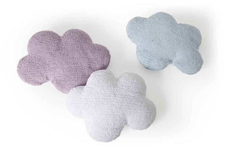Lorena Canals. Cushion Cloud-shaped white