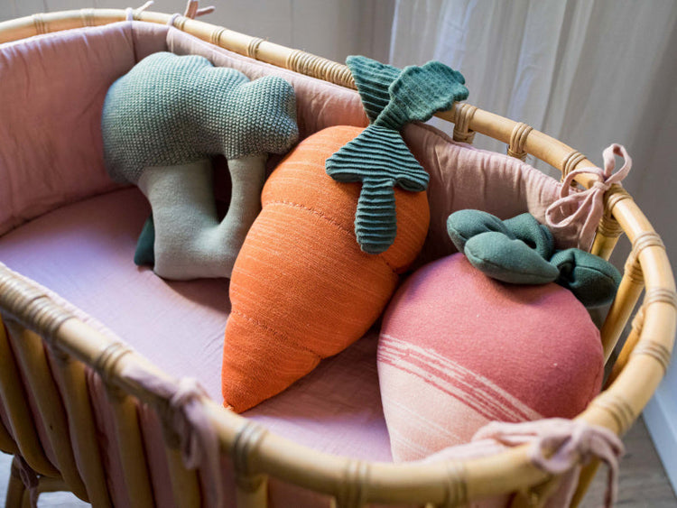 Lorena Canals. Knitted Cushion Ramona the radish