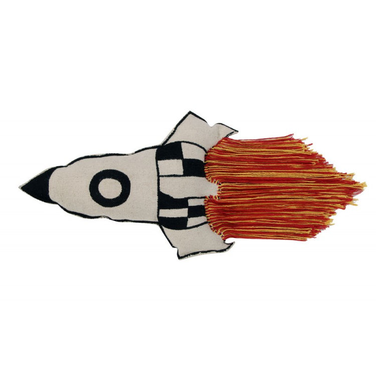 Lorena Canals. Cushion Rocket (beige-red)