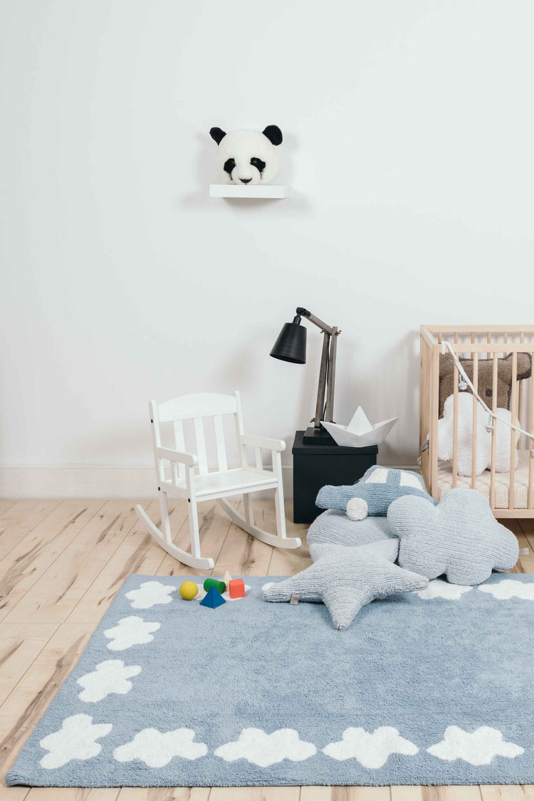 Lorena Canals. Cushion Star Light Blue
