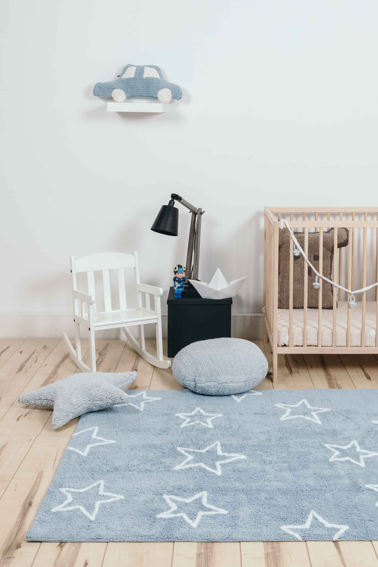 Lorena Canals. Cushion Star Light Blue