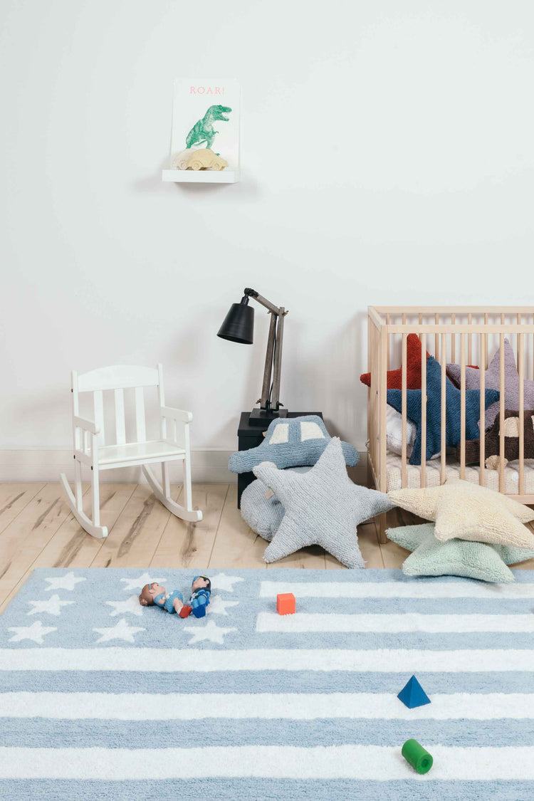 Lorena Canals. Cushion Star Light Blue