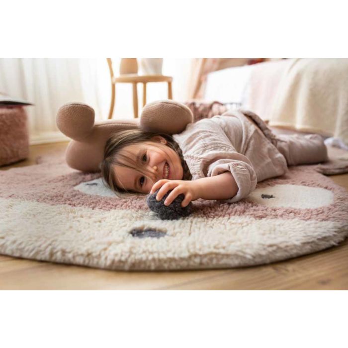 Lorena Canals. Woolable Rug Miss Mighty Mouse 100x120 cm