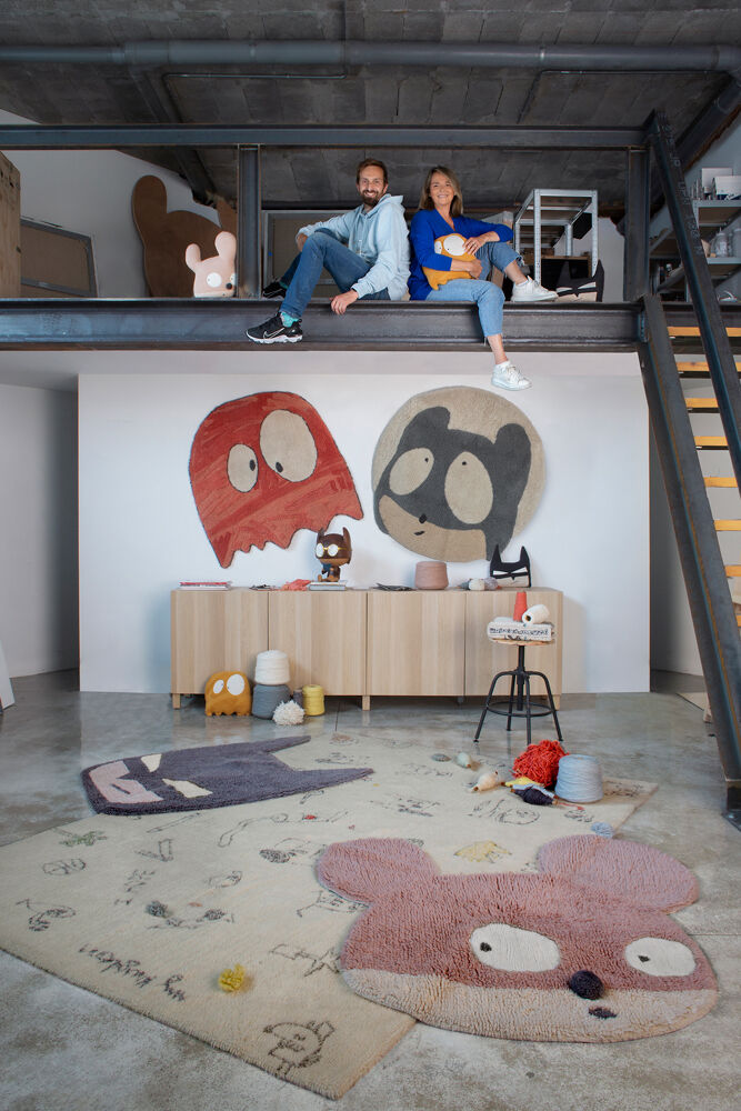 Lorena Canals. Woolable Rug Miss Mighty Mouse 100x120 cm