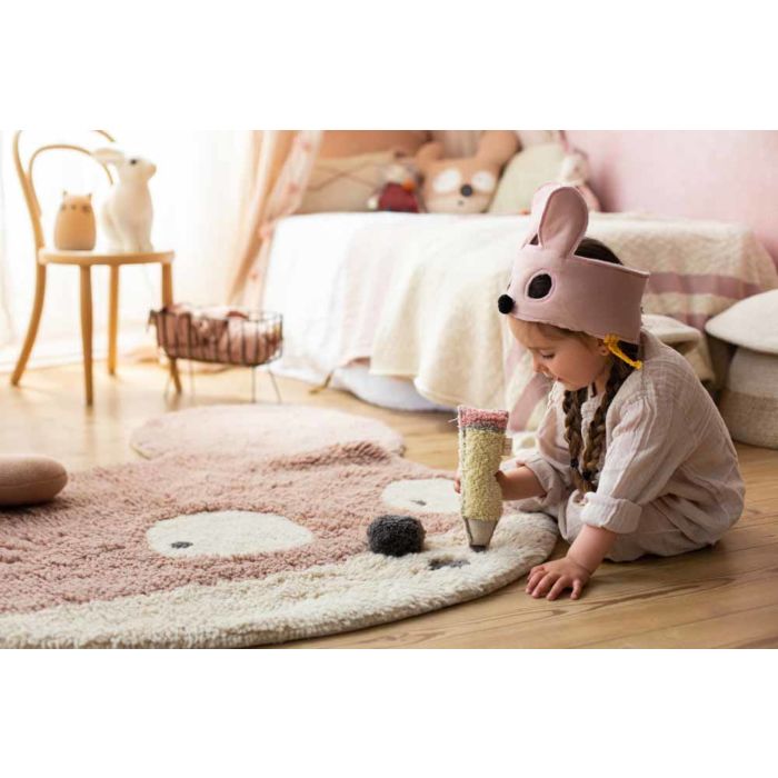 Lorena Canals. Woolable Rug Miss Mighty Mouse 100x120 cm