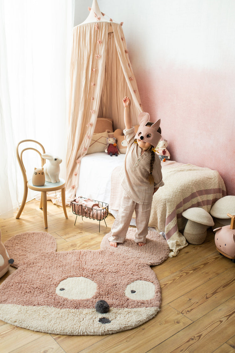 Lorena Canals. Woolable Rug Miss Mighty Mouse 100x120 cm