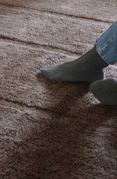 Lorena Canals. Χαλί δωματίου Woolable Steppe - Sheep Brown 80 x 140 εκ.