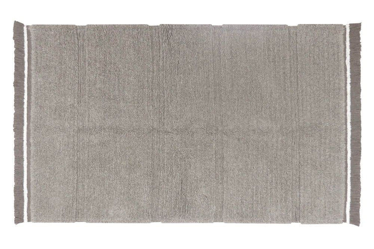 Lorena Canals. Woolable Rug - Steppe - Sheep Grey 120 x 170