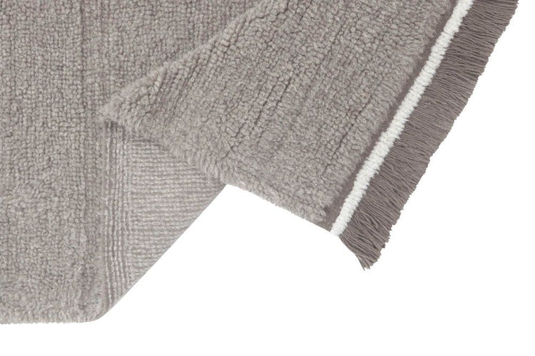 Lorena Canals. Woolable Rug - Steppe - Sheep Grey 120 x 170
