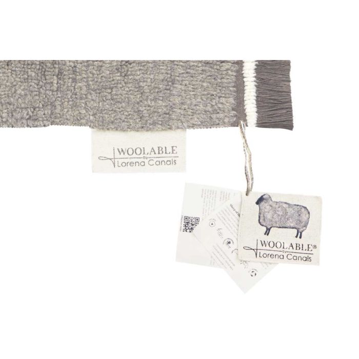 Lorena Canals. Woolable Rug Steppe - Sheep Grey L