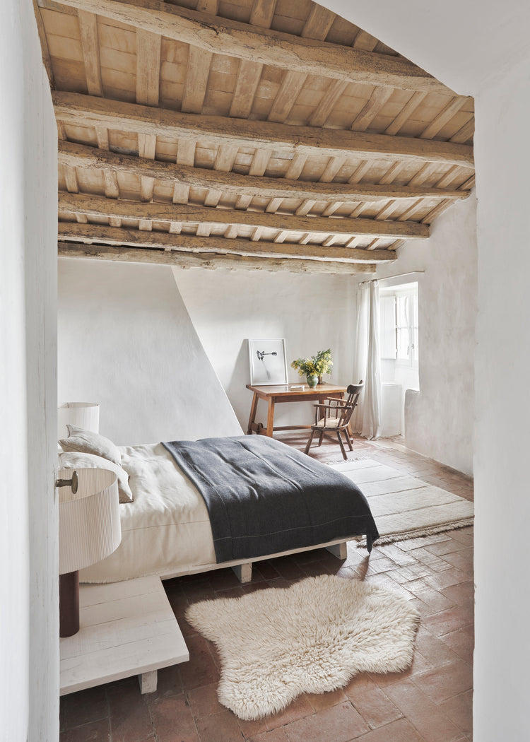 Lorena Canals. Χαλί δωματίου Woolable Steppe - Sheep White 80 x 140 εκ.